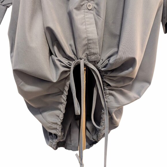 Love Highlight Womens Sz L? Reg Blue Lagenlook Bubble Hem L/S Shirt Tunic Dress - Picture 6 of 7